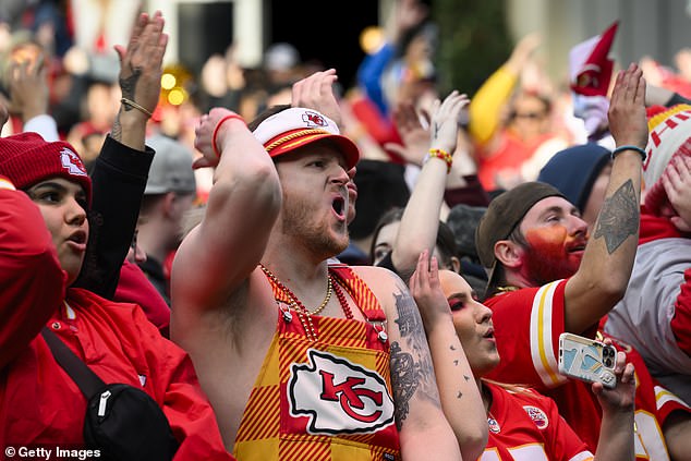 The 'Tomahawk chop' features Chiefs fans singing while making a chopping motion with their arm