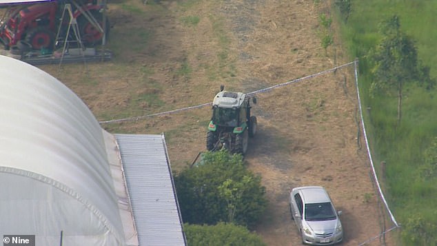 First responders were called to the scene where they found Ms Sardar mutilated after she was allegedly run over by a sugarcane cutter (pictured)