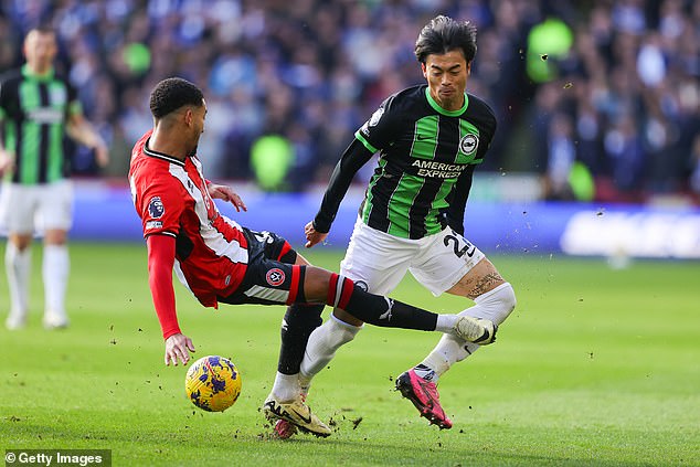 On Sky Sports, Jamie Redknapp said his wild challenge on Kaoru Mitoma was one of the worst tackles he had seen in years and while some fans inexcusably clapped Holgate away