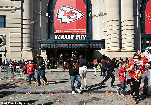 Fans were seen leaving the stage shortly after players left the stage