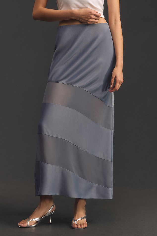 Sheer panel skirt, £98, anthropologie.com