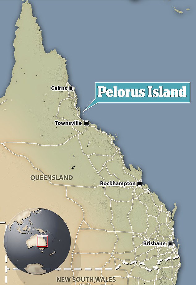 Pelorus Island is the northernmost landmass of the Palm Islands and is located in the World Heritage-listed Great Barrier Reef off the coast of Townsville