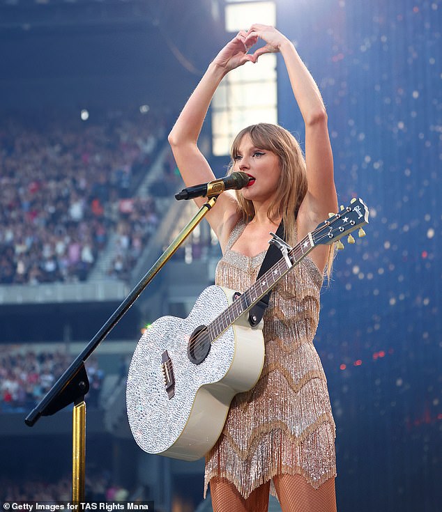 The global megastar, 34, told the packed audience that she was revising her rule of never performing the same acoustic 'Surprise Song' more than once during her Eras Tour.