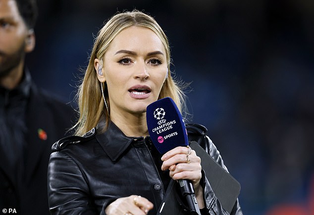 Laura Woods, pictured in November 2023, has become a household name in the sporting world, presenting on some of the biggest programs in Britain