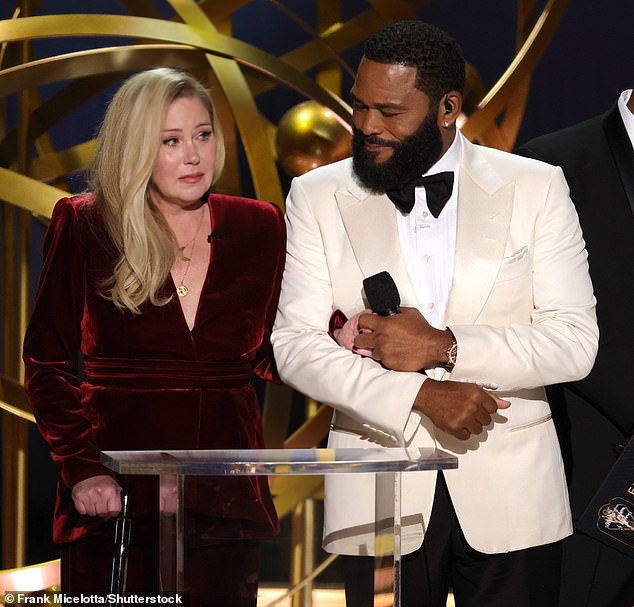 The Hollywood actress made an emotional performance alongside Anthony Anderson at the 2024 Emmy Awards in January