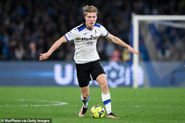 Hojlund impressed at Atalanta before moving to Manchester United for £72 million last summer