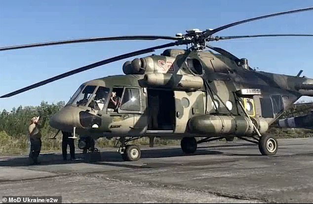 The Russian military pilot flew his Mi-8 helicopter over the front line to defect to Ukraine