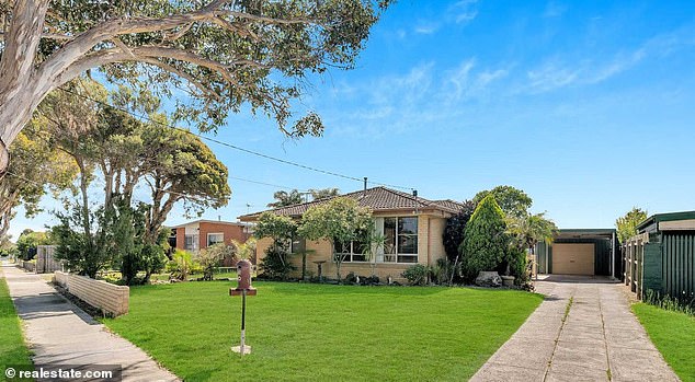 Frankston North, 30 miles south-east of the city, has an average house price of $596,163, after an annual increase of just 3.3 per cent over the past year.