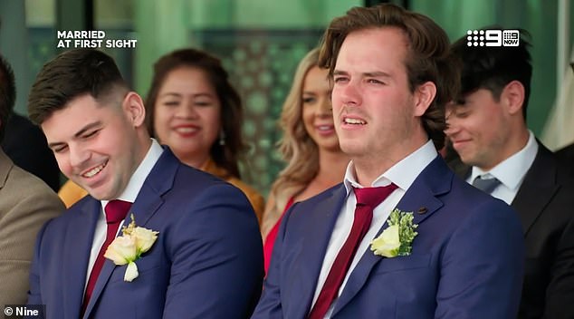 Ridge couldn't stop saying his and his friends' made-up catchphrase to describe things in a cringe-worthy way and called on his friends to get involved in the vows