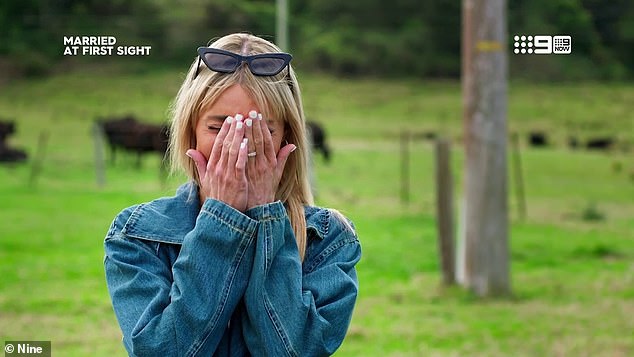 Married At First Sight star Madeleine Maxwell bizarrely burst into tears after seeing a herd of cows in Tuesday's episode