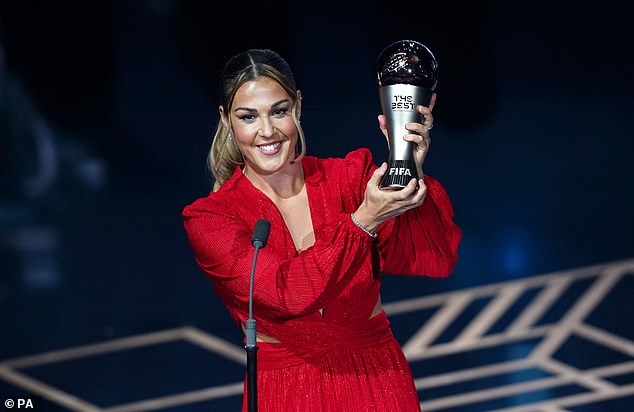 The English star was named the best women's goalkeeper in the world last month