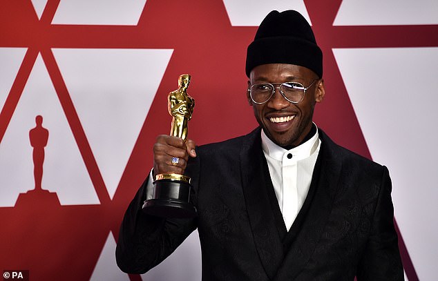 Mahershala Ali was recognized at the 2019 Oscars for his performance as Dr.  Don Shirley, for which he received the Best Supporting Actor Award (photo)