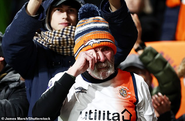 Fans were left emotional when the match was canceled and the match was rescheduled for March