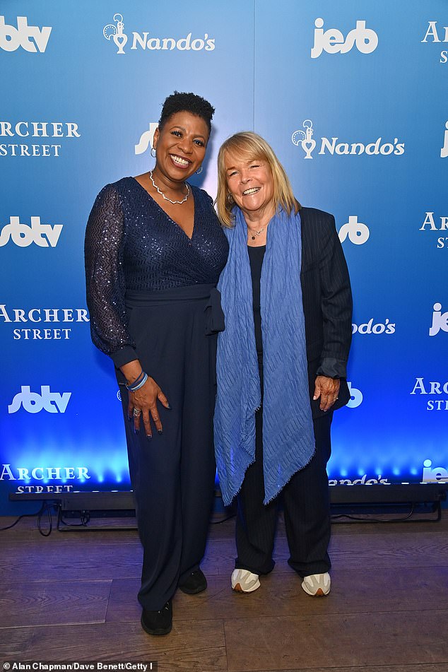 Smiling for some photos in the audience, Brenda was joined by a host of guests, including her co-star Linda Robson