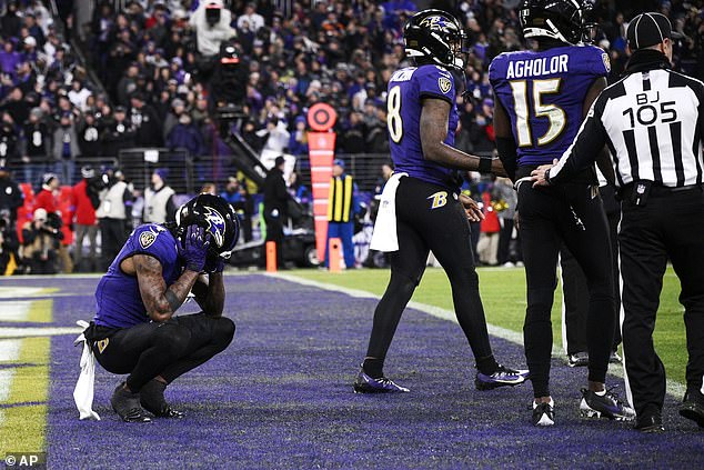 Flowers played much of the Baltimore Ravens' recent season as a rookie wide receiver