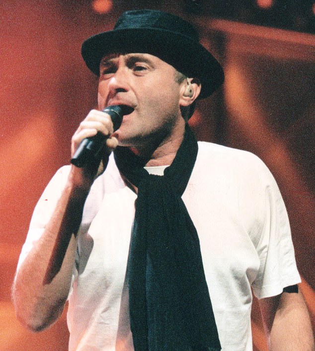 Phil Collins at a 1997 gala celebrating The Prince's Trust