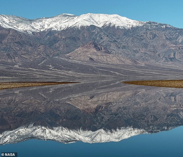 The dry salt flat basin is located 85 meters below sea level, making it the lowest point in North America