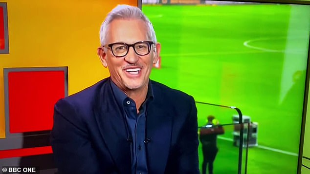 Last month, Gary Lineker couldn't hide his embarrassment when the prank was played during an episode of Match Of The Day, with porn sounds blaring in the studio