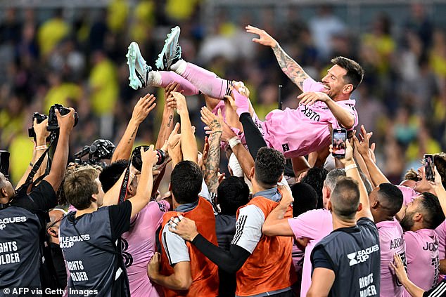 Messi and Inter Miami won the Leagues Cup last summer by beating Nashville SC