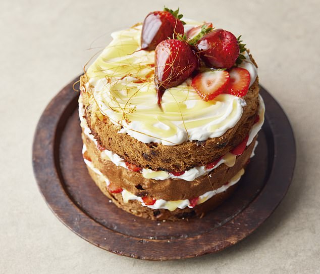 No-bake simple party cake from Jamie Oliver