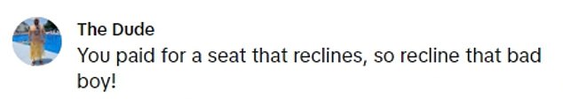 1708524492 217 Travel influencer sparks FURIOUS debate about reclining seats on planes