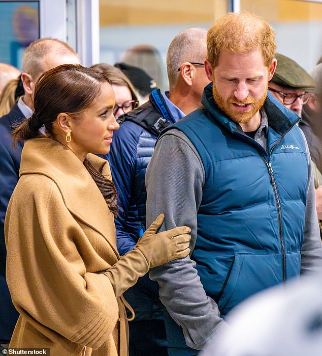 Claims that Prince Harry could return to royal duties were dismissed as the king made a public appearance in church yesterday