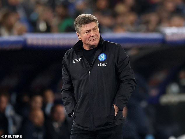 Napoli fired Walter Mazzarri on Tuesday after a dismal run of form