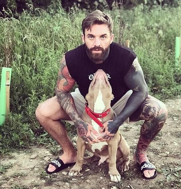 Geordie Shore star Aaron Chalmers and MMA fighter also drastically changed his appearance and covered his upper body in black ink