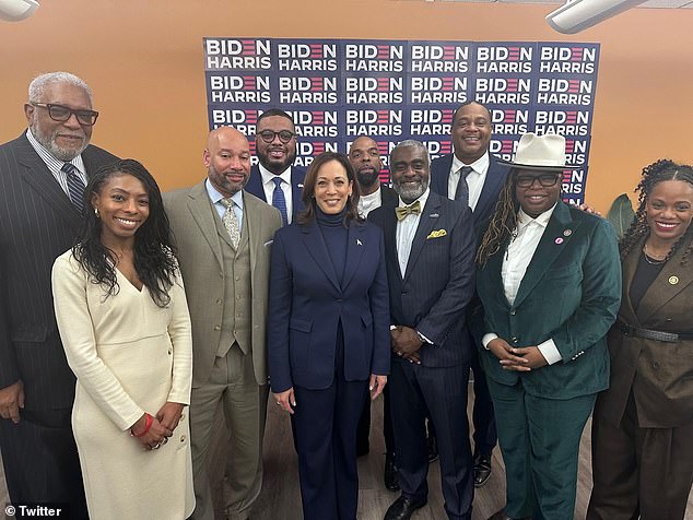 Vice President Kamala Harris meets with Black leaders in Pittsburgh, Pennsylvania