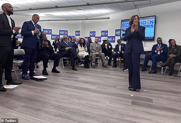 Vice President Kamala Harris meets with Black leaders in Pittsburgh, Pennsylvania