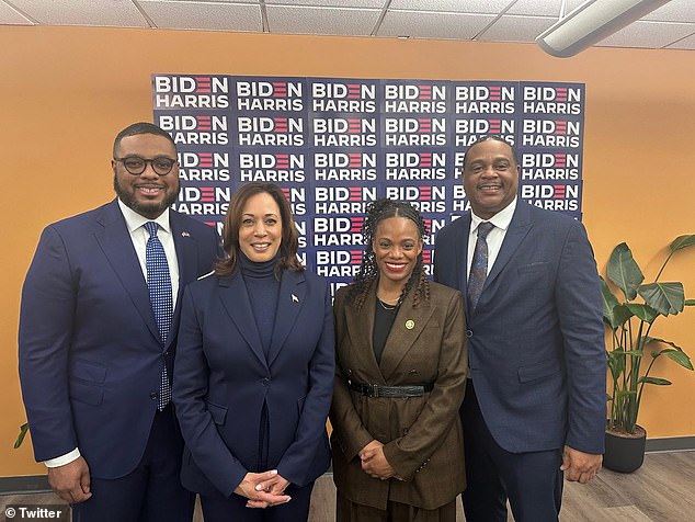 Vice President Kamala Harris meets with Black leaders in Pittsburgh, Pennsylvania