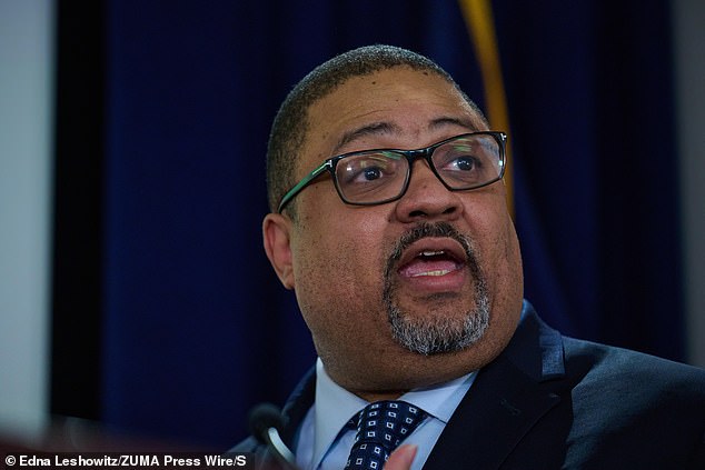 Mitchell said she didn't trust Manhattan District Attorney Alvin Bragg (pictured) to go after 