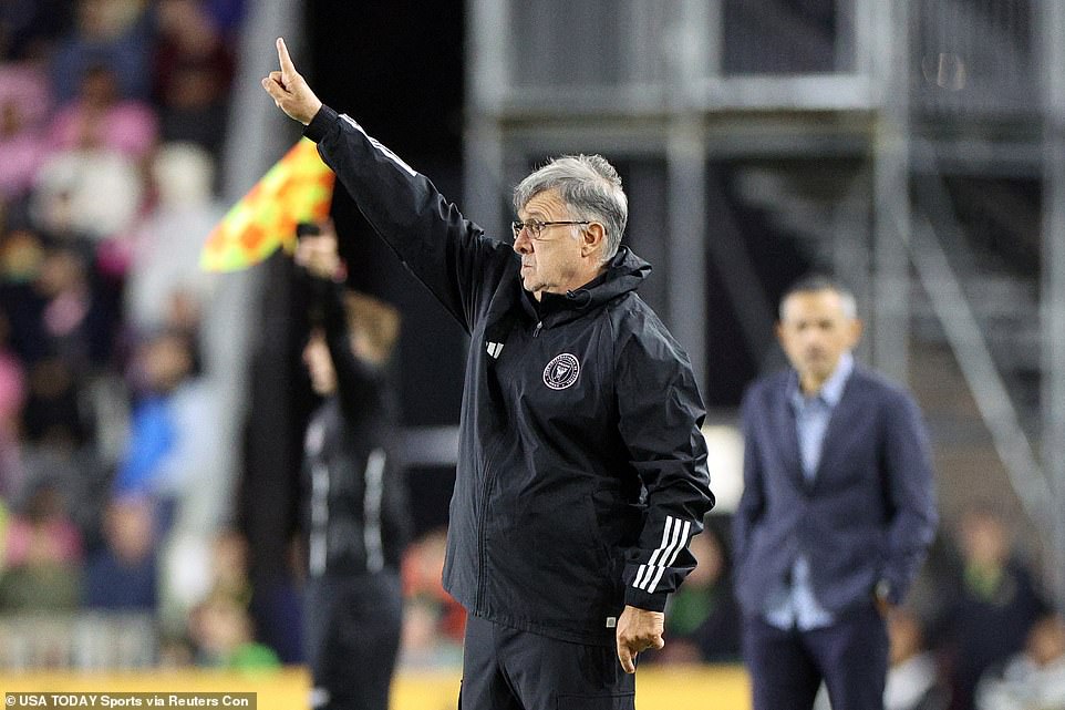 Inter Miami coach Gerardo Martino is said to have been unimpressed with his team's play, but they escaped with a win