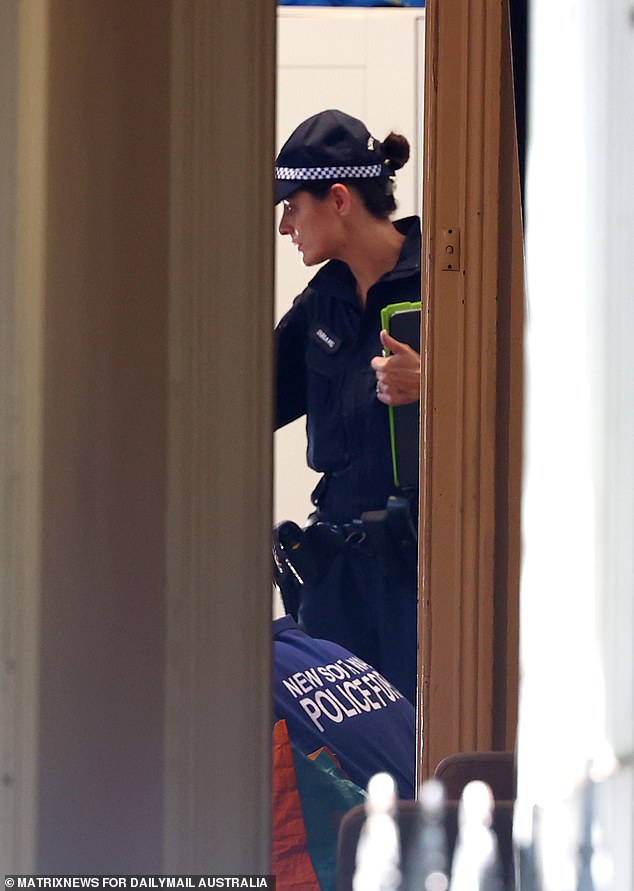 Police then rushed to Baird's home in Paddington (pictured), 20 miles away, where a suspected 'large amount of blood' was found, including blood-stained furniture.