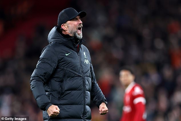 Klopp now has six Premier League games remaining at Anfield before leaving the club but said: 'In my ideal world the best memories are yet to come'