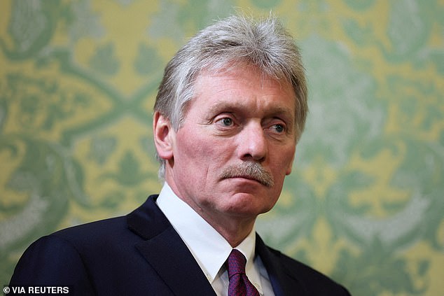 'This is a huge shame for the country itself... for the US.  When a president uses this kind of language, it is shameful,” said Kremlin spokesman Dmitry Peskov, pictured here.