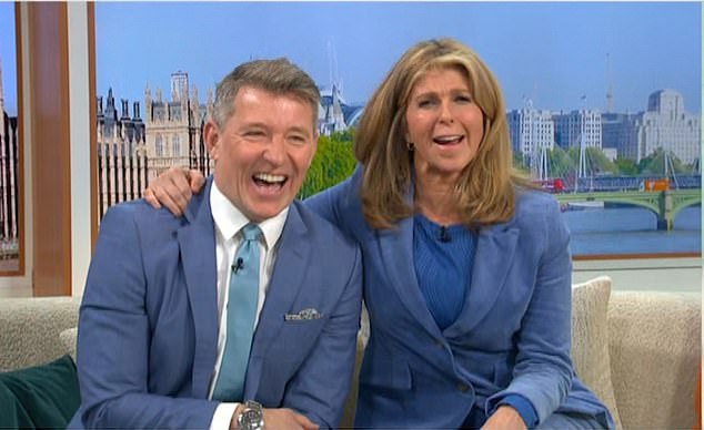 As the presenter and his co-host Kate Garraway spoke to Lorraine Kelly to find out what was in store for her on her show, Ben dug his foot in as he made an unfortunate mess of his words.