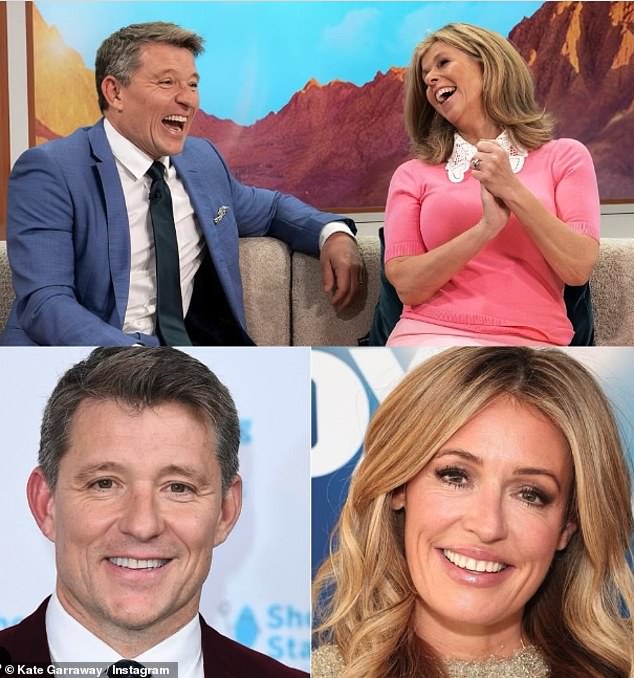 last Friday it was announced that Ben will join Cat Deeley as the new co-host of This Morning, while Kate took to Instagram to congratulate the couple, admitting how much she would miss working with him