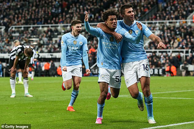 Bobb scored a late winner as City beat Newcastle 3-2 at St James' Park last month