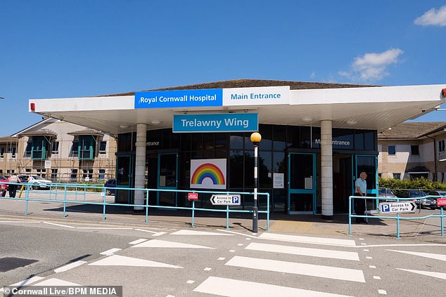 Patients at the Royal Cornwall Hospitals NHS Trust (pictured) were subjected to unnecessary anal examinations and medication administered by Dr.  Stan inserted into their rectum