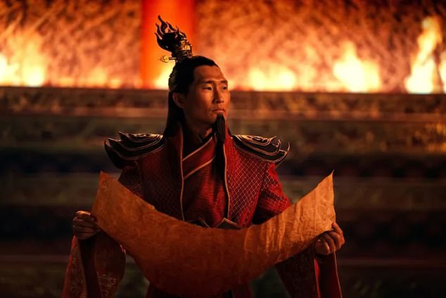 Daniel Dae Kim plays the tyrannical Fire Lord Ozai, leader of the warlike Fire Nation