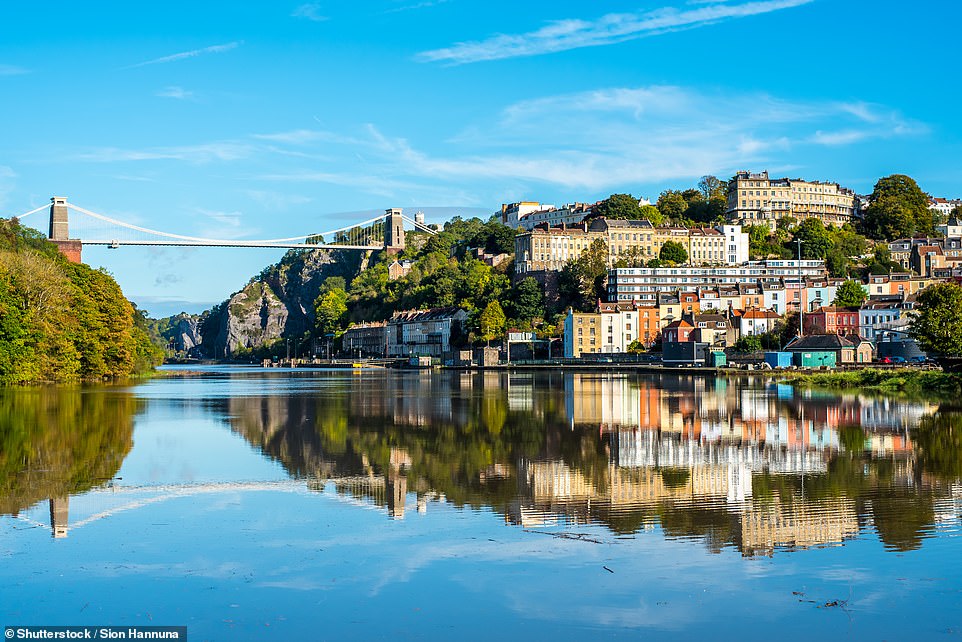 Top position: Bristol has been crowned the best place in Britain for landlords to invest, according to analysis carried out for Money Mail by Aldermore Bank