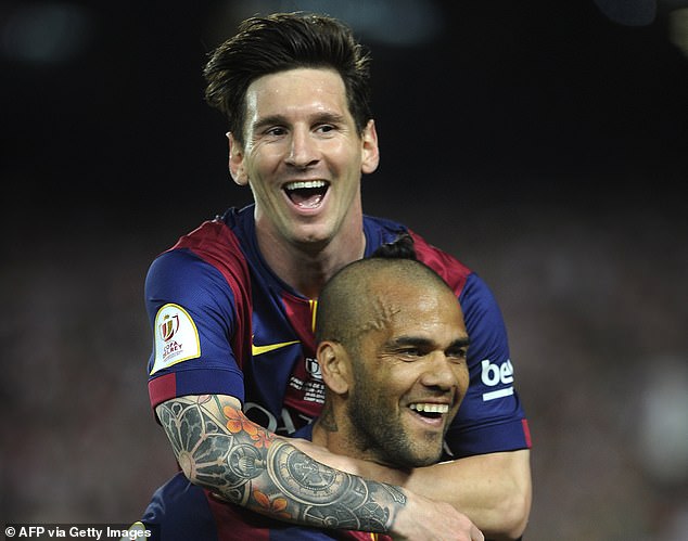 Alves was considered one of the best right-sided players in football and played with some of the greats including Messi, Neymar and Iniesta