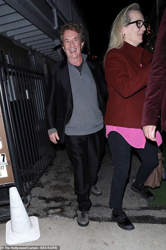 The 74-year-old Oscar-winning actress and the 73-year-old comedian looked very cozy as they left celebrity favorite Giorgio Baldi side-by-side in Santa Monica on Wednesday evening.