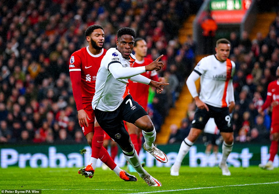 1708625671 844 Liverpool 4 1 Luton Town Injury ravaged Reds score FOUR second half goals