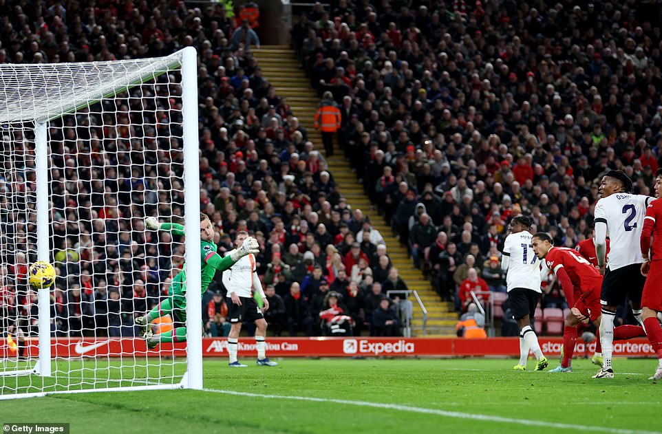 Liverpool made an explosive start to the second half, with Van Dijk's bullet header putting the Reds back on level terms