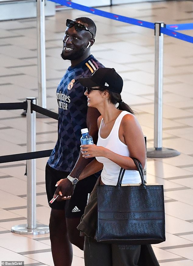 An onlooker told The Sun: 'Maya and Stormzy smoked before checking in for their flight to London'