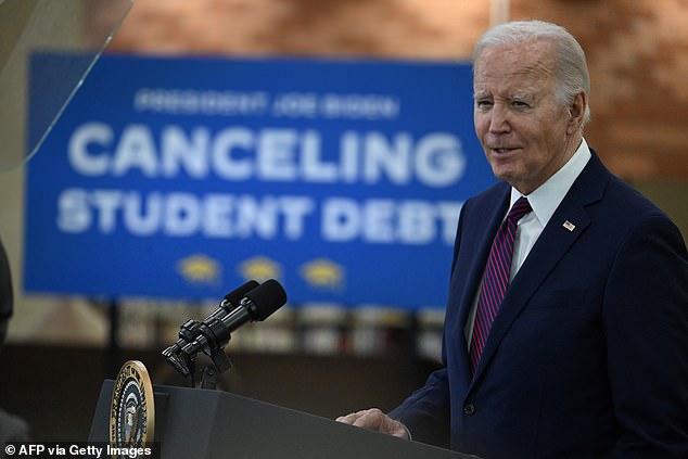 Biden is on the third day of a three-day fundraising trip to California.  He gave a speech on debt cancellation in Culver City before flying to San Francisco on Wednesday