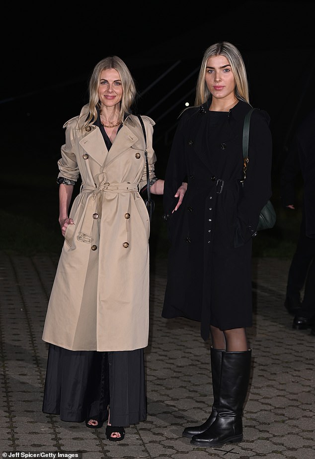 Freya's mother, actress Donna Air (pictured together), is not concerned about her close relationship with wild animals.  “They're more afraid of her,” she tells me