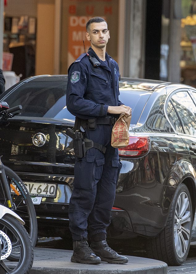 The home of NSW police officer Beau Lamarre (pictured) – a former partner of Baird's – has been searched by detectives as part of the investigation into the men's disappearances